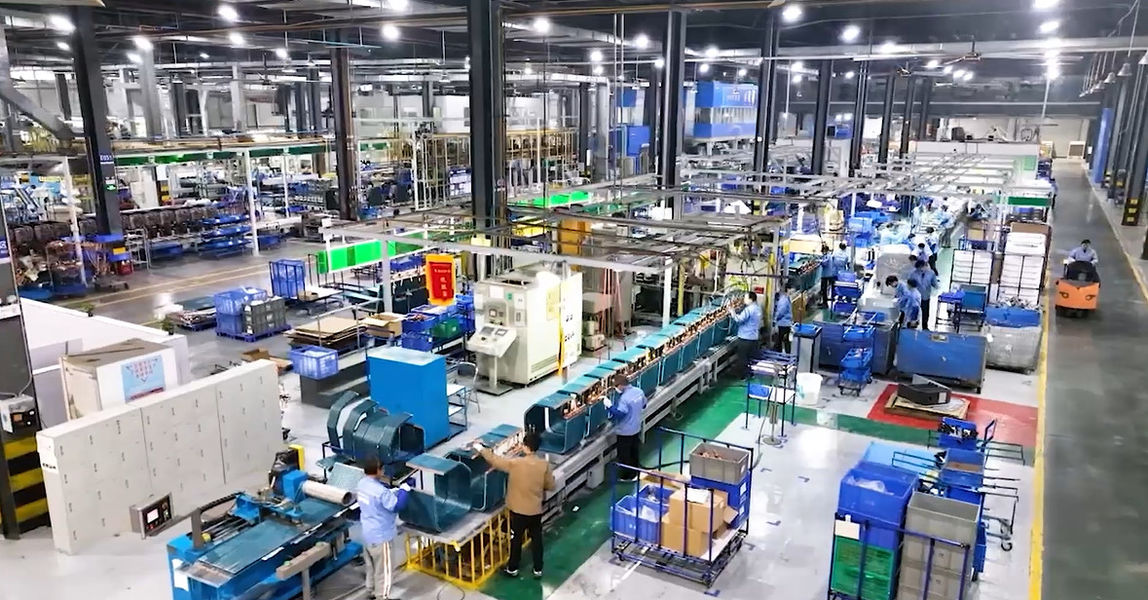 Henan Hongtai HVAC Equipment Co., Ltd. lini produksi pabrikan