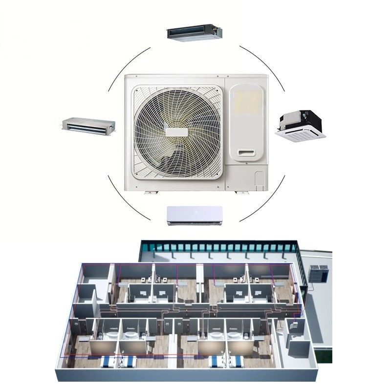 Mini Dc Inverter Smart Mini VRF Aircon DC Inverter Compressor dan DC Fan Motor dengan ...