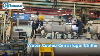 Proses Pengelasan & Perakitan Pipa Presisi Chiller Sentrifugal Berpendingin Air